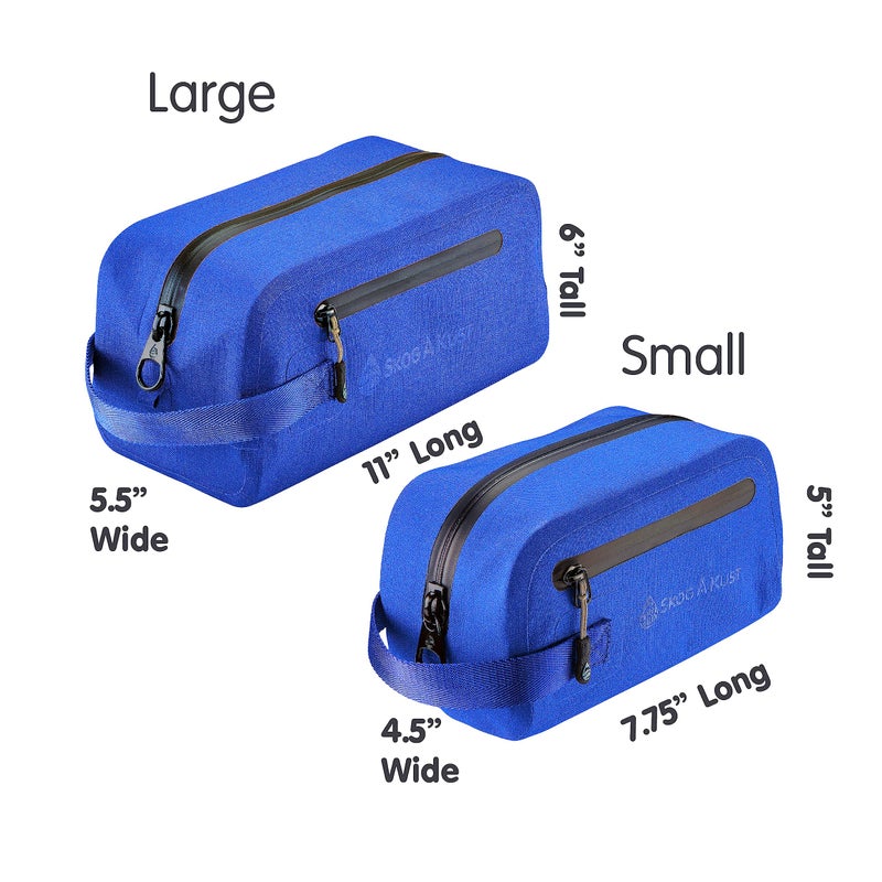 Skog Ã… Kust DoppSÃ¥k Waterproof & Leak-Proof Travel Toiletry Bag | Small, Black - Image 2